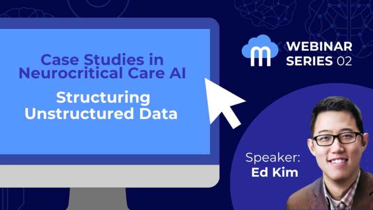 Webinar Series: Structuring Unstructured Data with speaker Ed Kim
