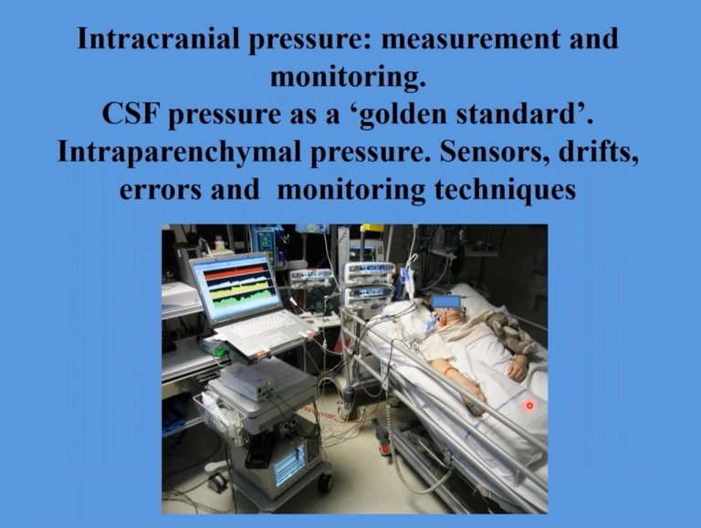Brain Physics Lecture 4: Intracranial Pressure